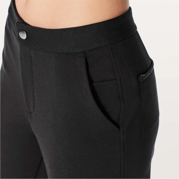 Lululemon City Trek Trouser Pant ll size 10 black - Picture 3 of 16